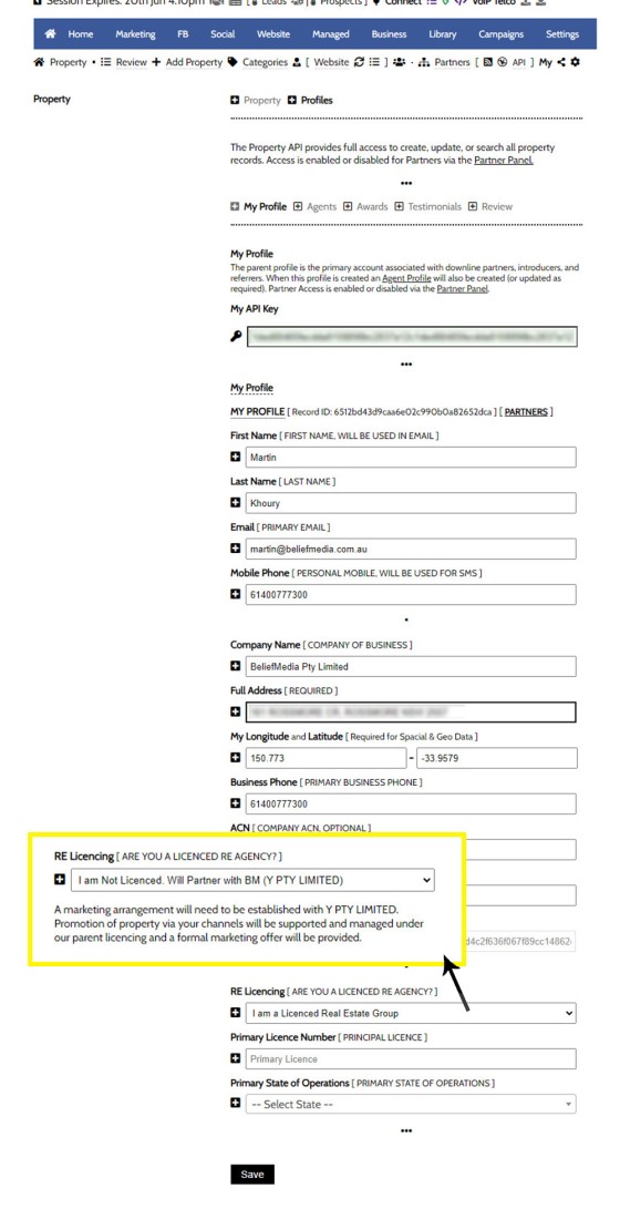 My Property Profile