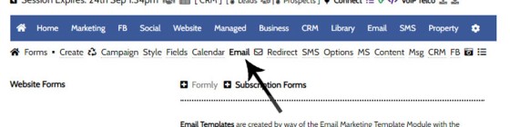 Formly Email Navigation