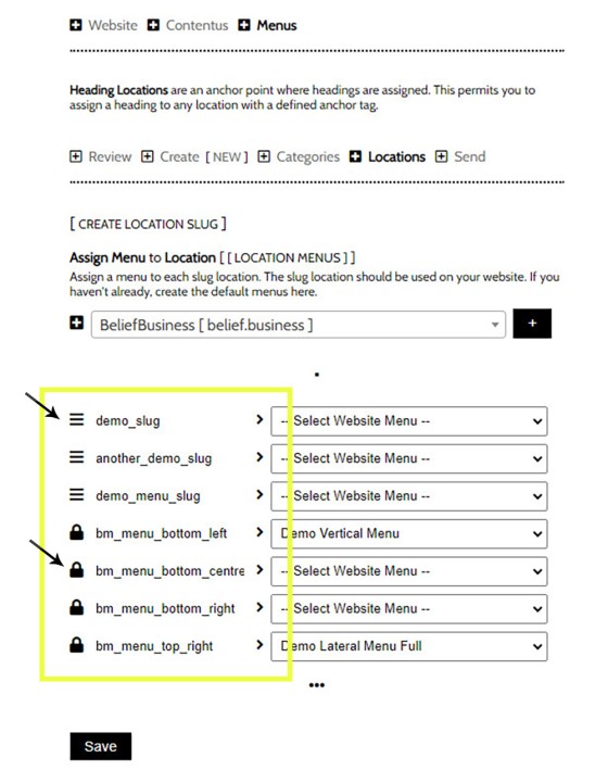 Assign Custom Location