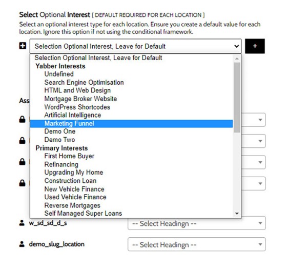 Conditional Website Headings