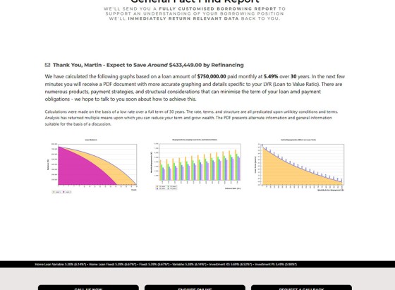 Fact Find Refinance Response